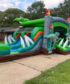 bounce house water slide combo