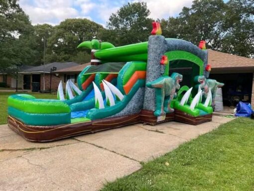 bounce house water slide combo